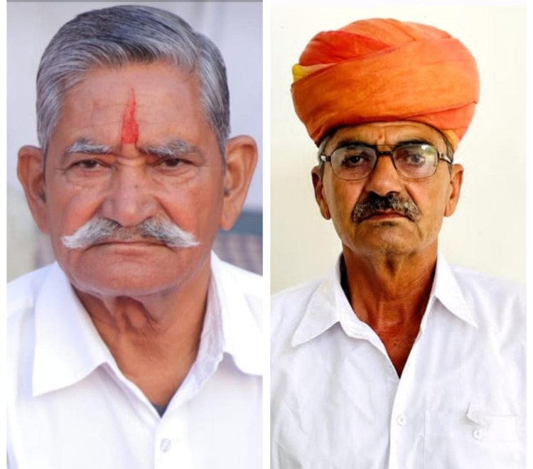 मिला बुजुर्गो आशीर्वाद...   ग्यारसी लाल घोसल्या, झूथा राम गोरा जयपुर जाट महापंचायत के संरक्षक बने